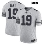 Men's NCAA Ohio State Buckeyes Dallas Gant #19 College Stitched Authentic Nike Gray Football Jersey OJ20R81BQ